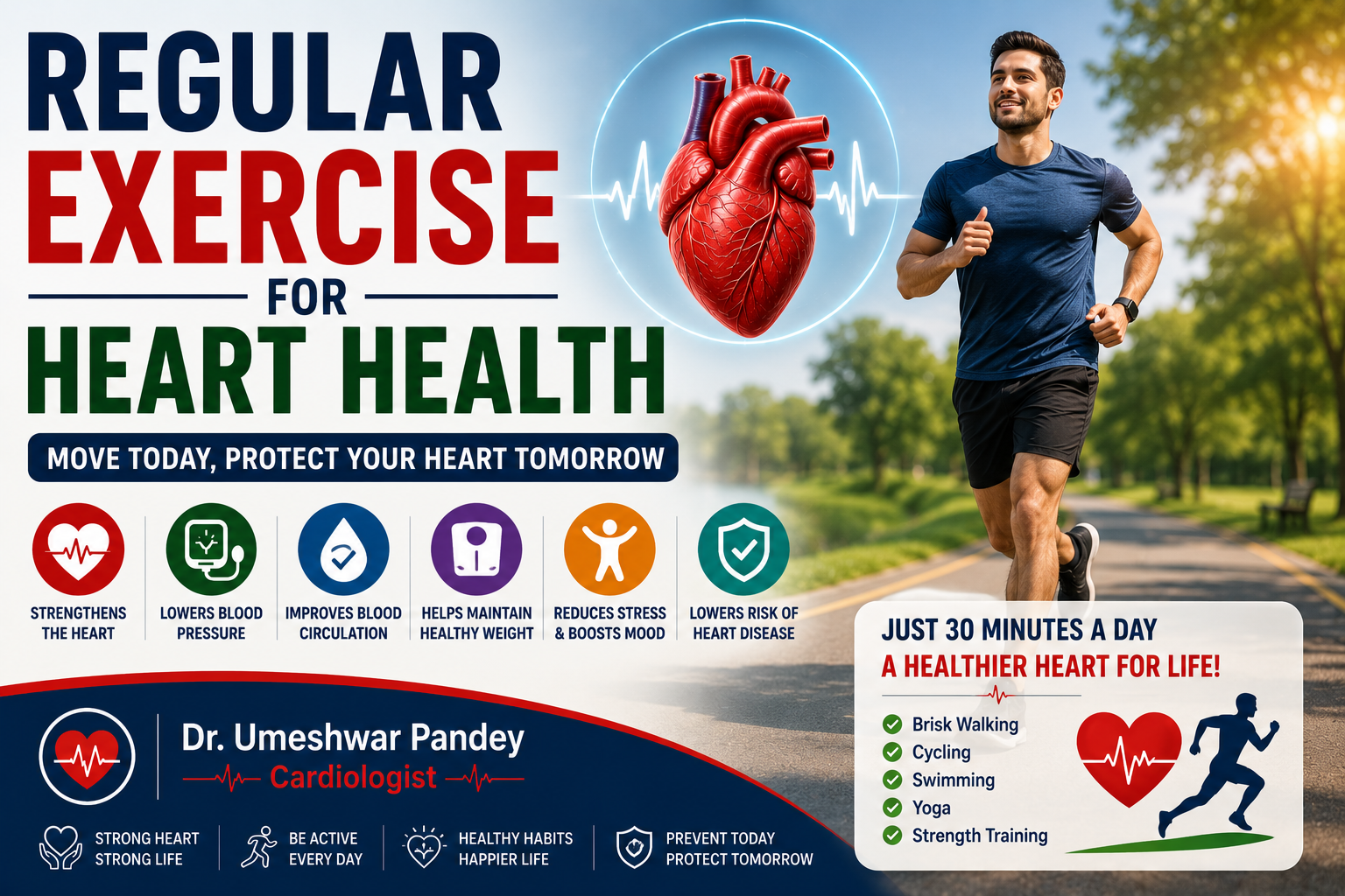 Read more about the article Regular Exercise for Heart Health